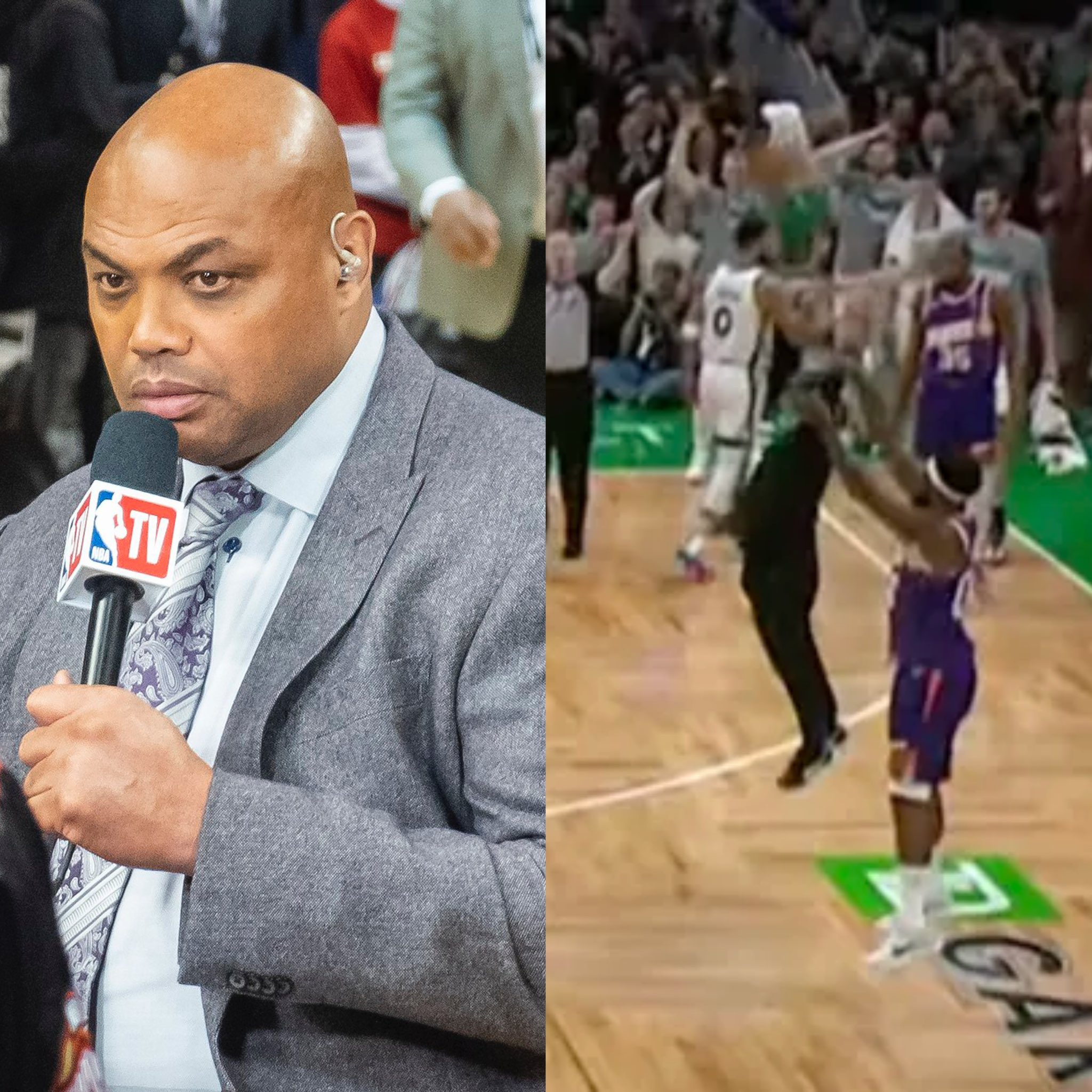 馬祖拉進(jìn)場(chǎng)封蓋！巴克利：我會(huì)痛扁他一頓 你把自己弄傷了怎么辦